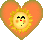 Gif animé coeur soleil